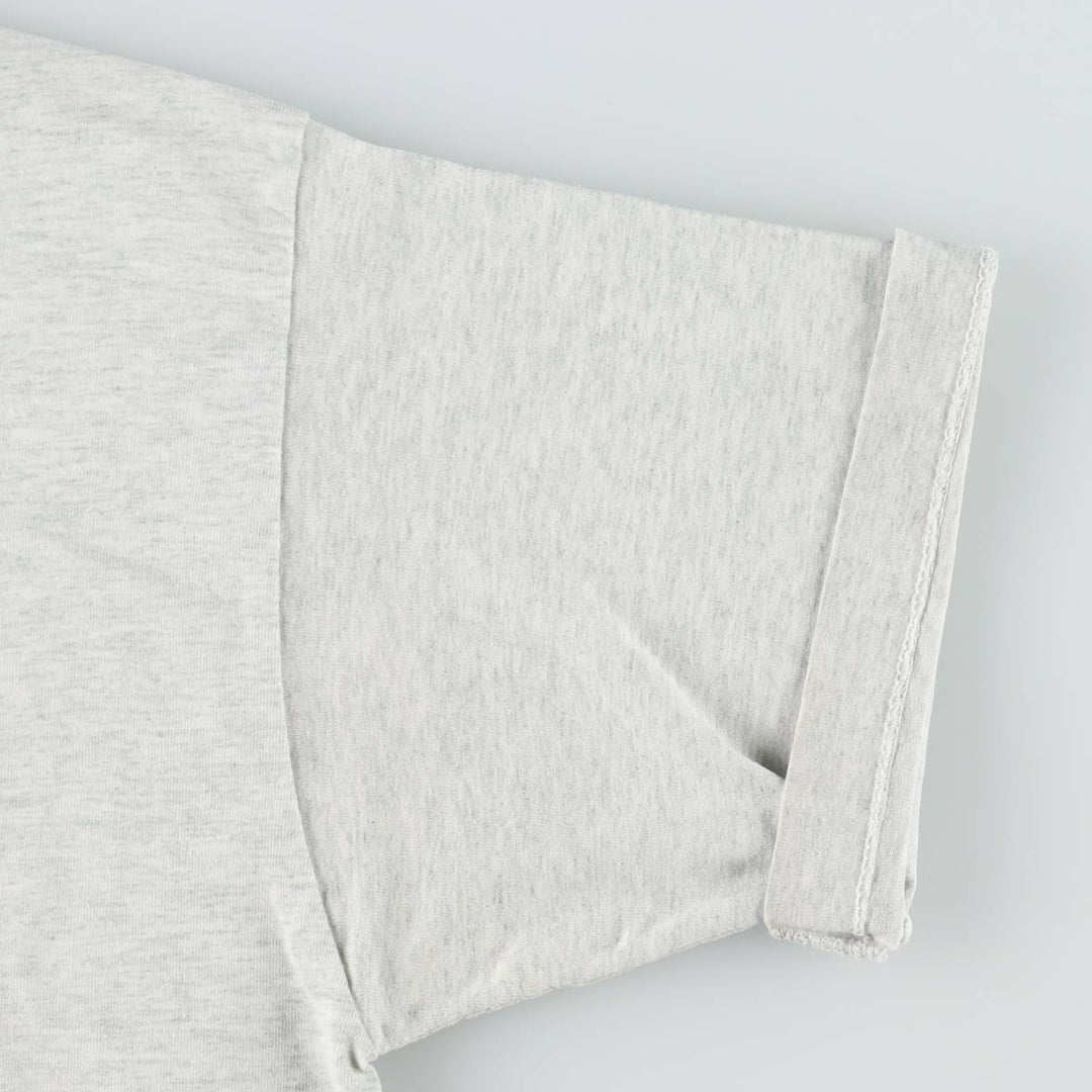 90s-00'S Fruit of the Loom Best Print T-Shirt, Made in Canada, Men's Size M (approx.) cotton gray type Vintage Second Hand