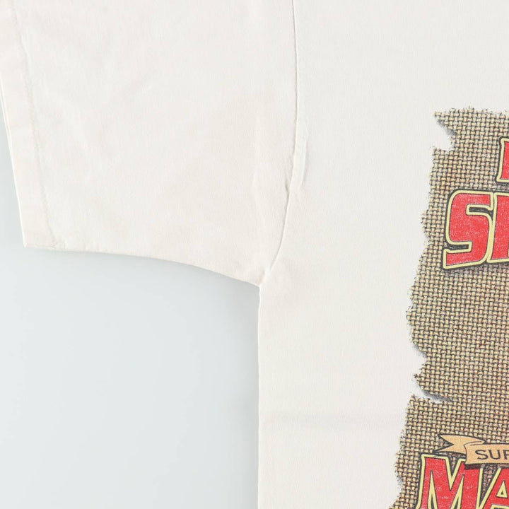 90'S All Sport MAXWEIGHT Print T-Shirt, Men's XL equivalent, Vintage cotton white type Vintage Second Hand
