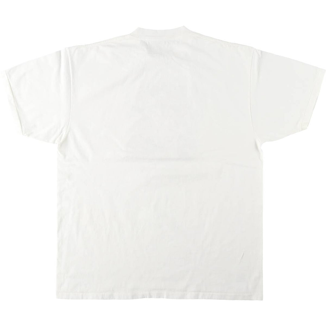 90'S ONEITA POWERPRO Print T-Shirt, Men's XL equivalent, Vintage cotton white type Vintage Second Hand