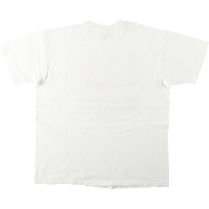80'S Hanes BEEFY-T Blue Tag ASLEEP At The Wheel Band T-Shirt, Made in USA, Men's XL equivalent, Vintage cotton white type Vintage Second Hand