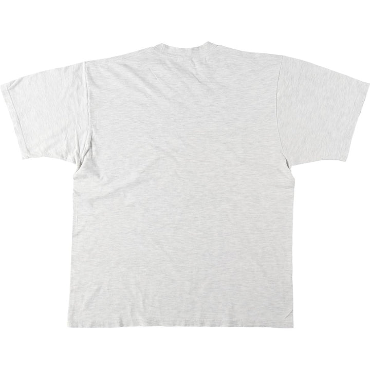 80s-90'S Jerzees 340 Print T-Shirt, Men's Size L (approx.), Vintage cotton gray type Vintage Second Hand
