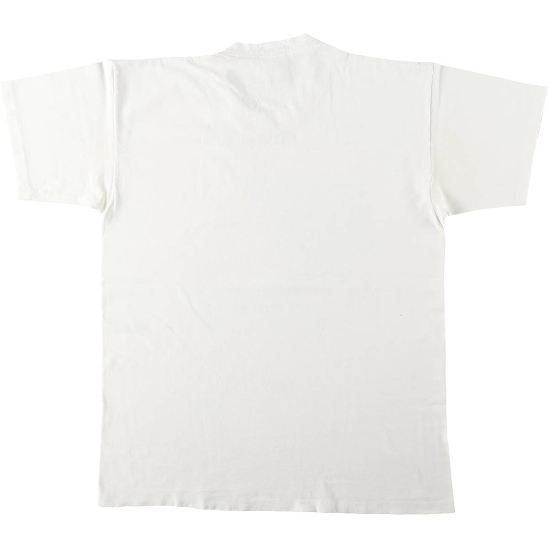 90'S Lee printed T-shirt, made in USA, men's size L, vintage cotton white type Vintage Second Hand
