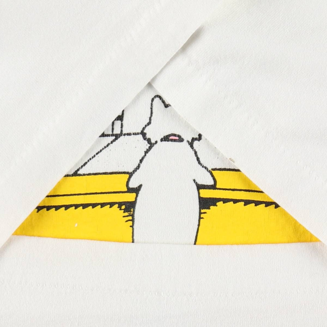 90'S ONEITA POWER 50plus Print T-Shirt, Men's Size L (Equivalent), Vintage cotton white type Vintage Second Hand