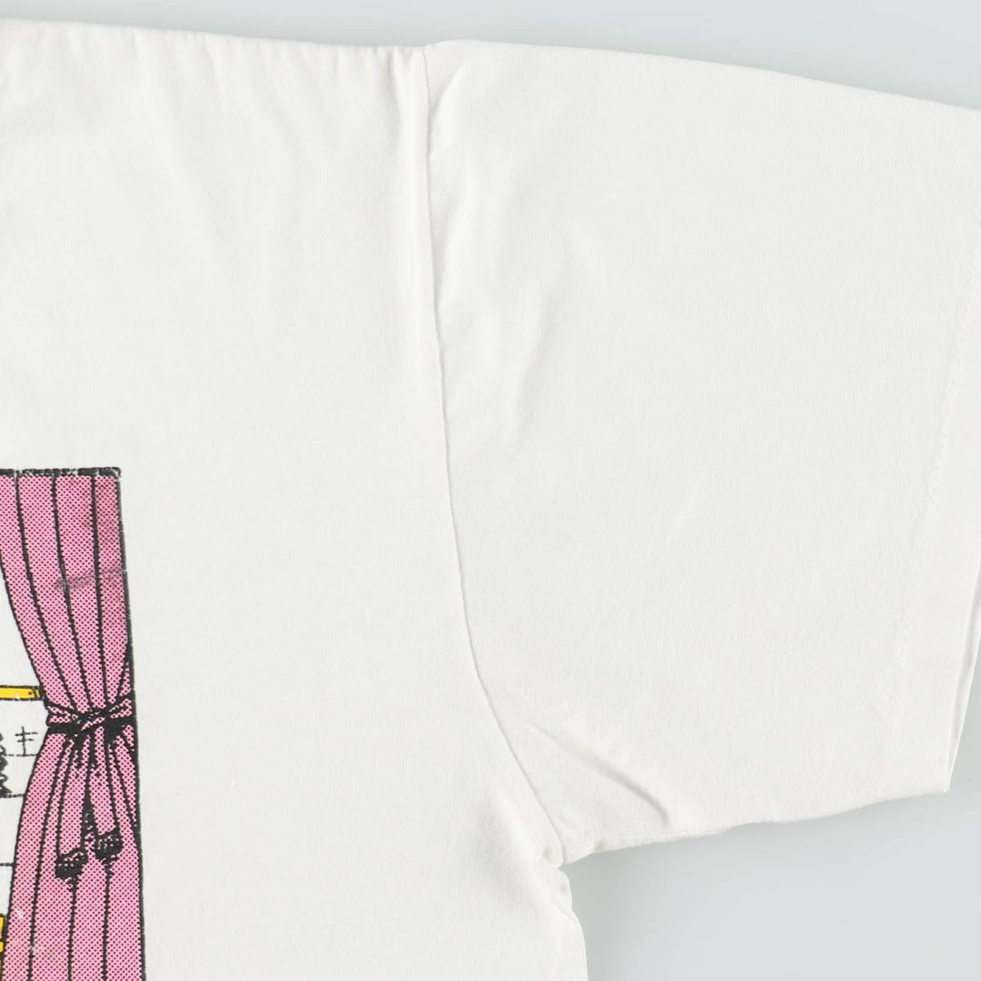 90'S ONEITA POWER 50plus Print T-Shirt, Men's Size L (Equivalent), Vintage cotton white type Vintage Second Hand