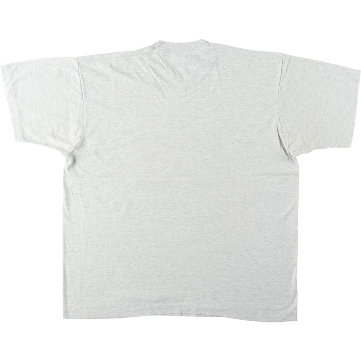 90'S Fruit of the Loom Best Print T-Shirt, Made in Canada, Men's XL, Vintage cotton gray type Vintage Second Hand