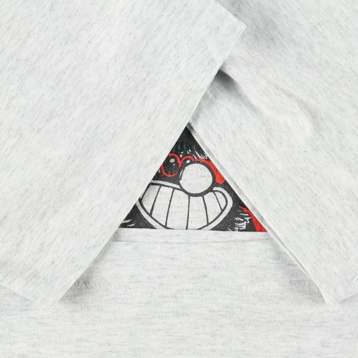 90'S Fruit of the Loom Best Print T-Shirt, Made in Canada, Men's XL, Vintage cotton gray type Vintage Second Hand