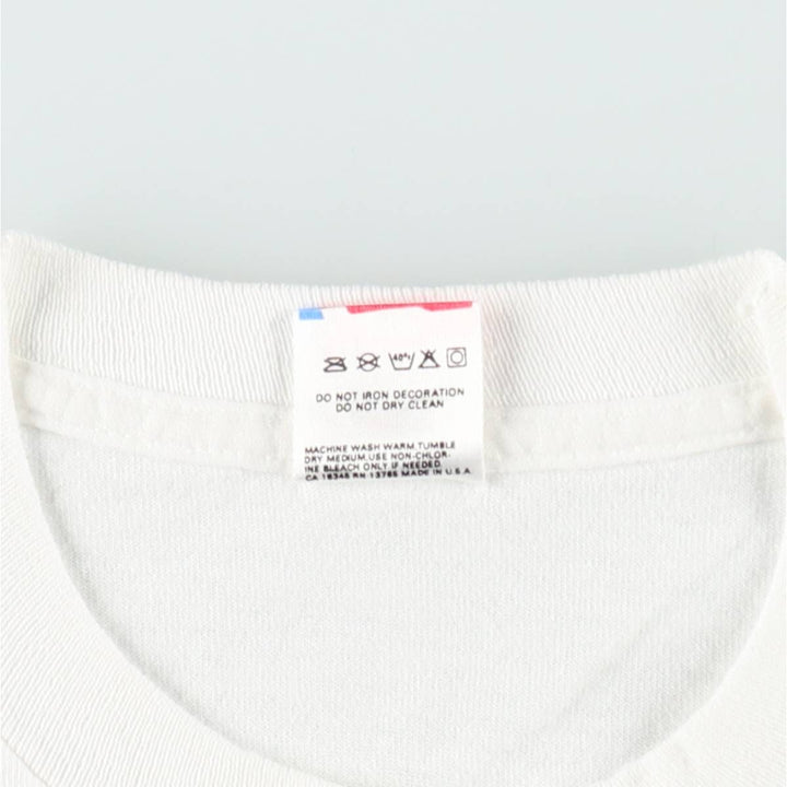 80'S Fruit of the Loom THE FAR SIDE Art T-shirt, Made in USA, Men's Size L (approx.), Vintage cotton white type Vintage Second Hand