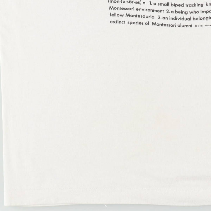 80's SCREEN STARS BEST Printed T-shirt Made in USA Men's XL Vintage cotton white type Vintage Second Hand