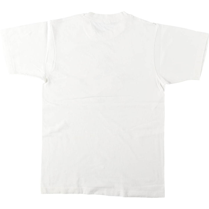 90'S Fruit of the Loom printed T-shirt, made in the USA, men's size M, vintage cotton white type Vintage Second Hand