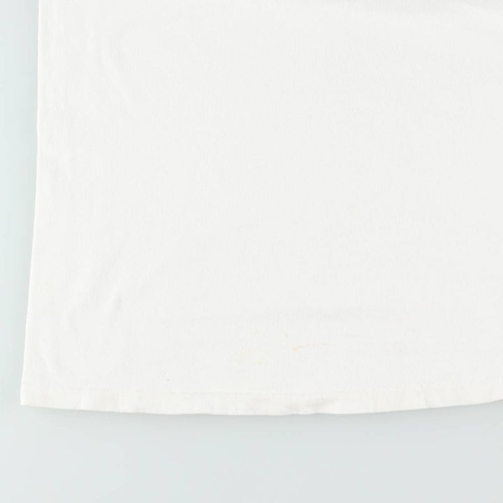 ~90'S Split Print T-Shirt, Men's XL equivalent, Vintage cotton white type Vintage Second Hand