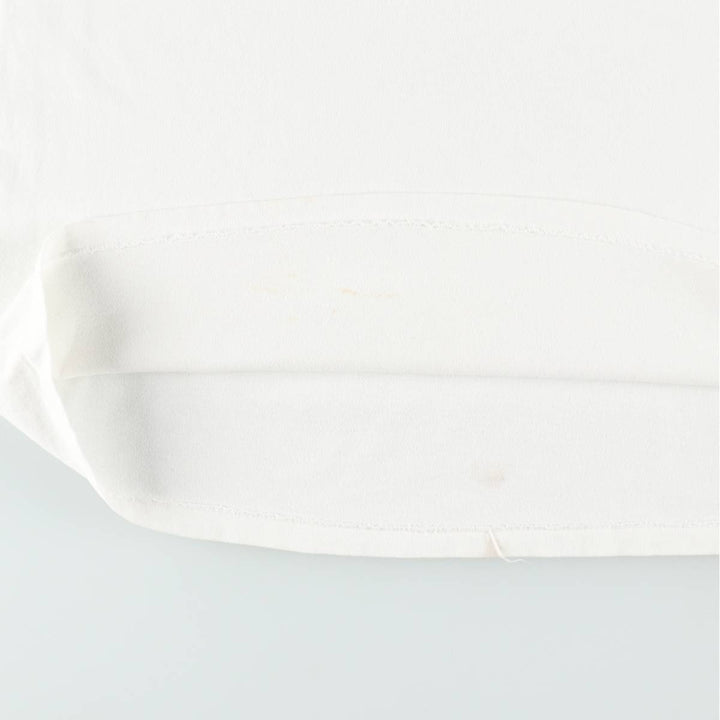 ~90'S Split Print T-Shirt, Men's XL equivalent, Vintage cotton white type Vintage Second Hand
