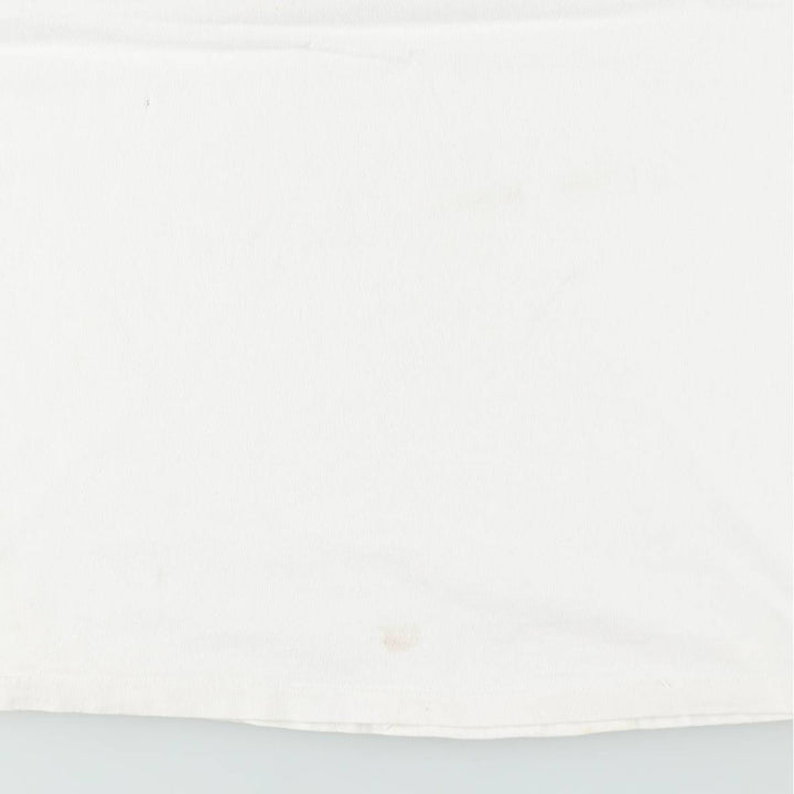 ~90'S Split Print T-Shirt, Men's XL equivalent, Vintage cotton white type Vintage Second Hand