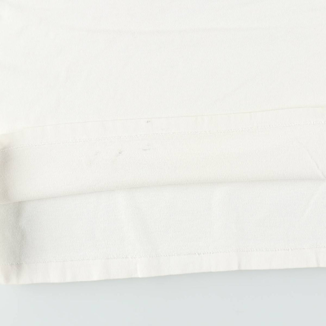 90'S ONEITA POWER-T Printed T-shirt Made in USA Men's XL Vintage cotton white type Vintage Second Hand