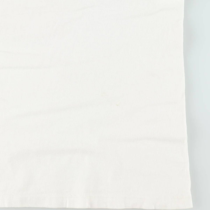90'S ONEITA POWER-T Printed T-shirt Made in USA Men's XL Vintage cotton white type Vintage Second Hand