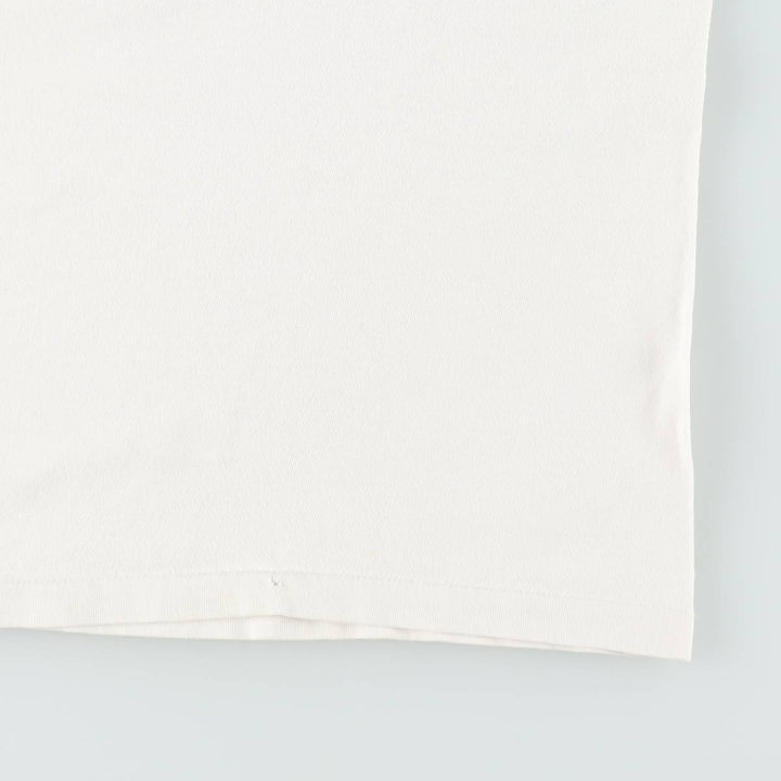 90'S ONEITA POWER-T Printed T-shirt Made in USA Men's XL Vintage cotton white type Vintage Second Hand