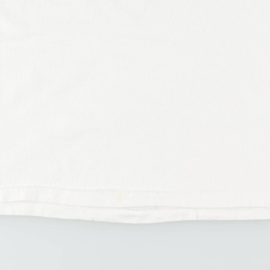 90'S ONEITA POWER-T Art T-Shirt, Made in USA, Men's XL equivalent, Vintage cotton white type Vintage Second Hand