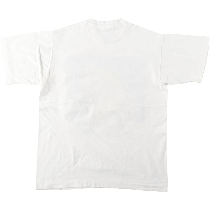 2000'S Fruit of the Loom Sunflower Pattern Floral Print T-Shirt, Made in Canada, Men's Size M (approx.) cotton white type Vintage Second Hand