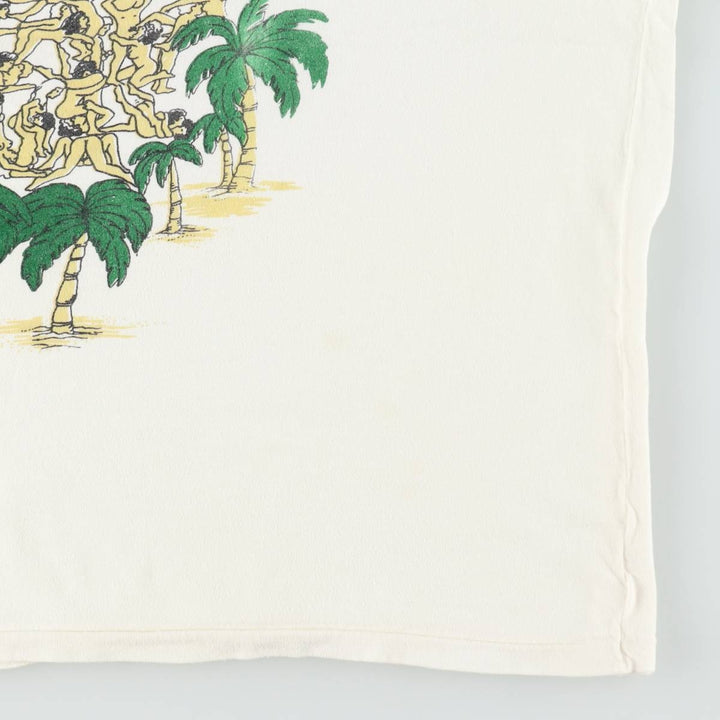 ~90'S Erotic Print T-Shirt, Men's Size L (Equivalent), Vintage unclear white type Vintage Second Hand