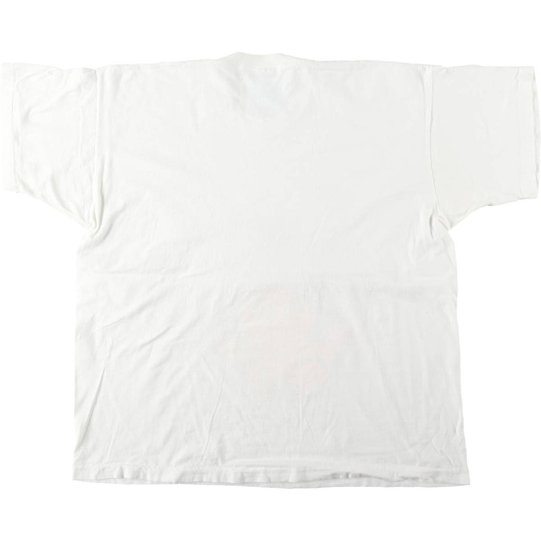 Fruit of the Loom FRUIT OF THE LOOM Printed T-shirt Made in USA Men's XL Vintage cotton white type Vintage Second Hand