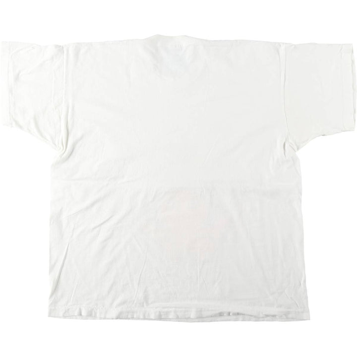 Fruit of the Loom FRUIT OF THE LOOM Printed T-shirt Made in USA Men's XL Vintage cotton white type Vintage Second Hand