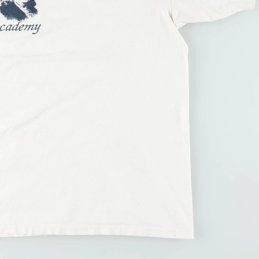 90'S ONEITA POWER-T Printed T-shirt Made in USA Men's XL Vintage cotton white type Vintage Second Hand