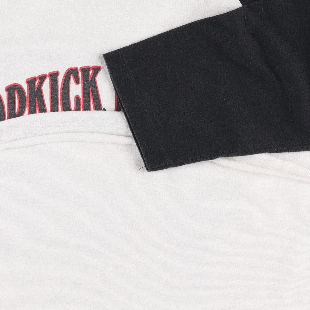 Dropkick Murphys Eagle Pattern American Flag Raglan Band T-Shirt (Men's Size S) unclear white type Vintage Second Hand