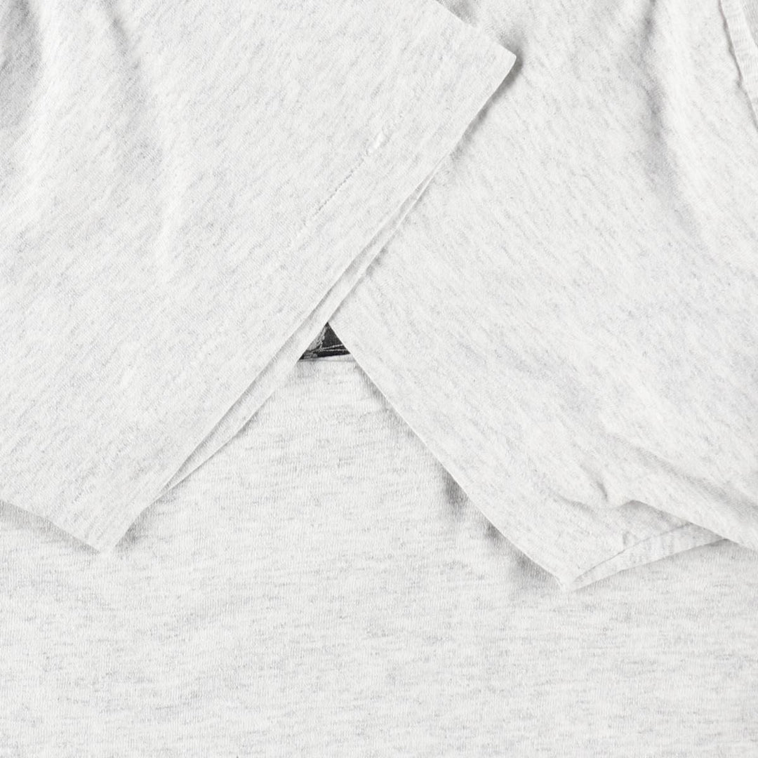 90'S Hanes HEAVYWEIGHT 50 cotton pale white type Vintage Second Hand