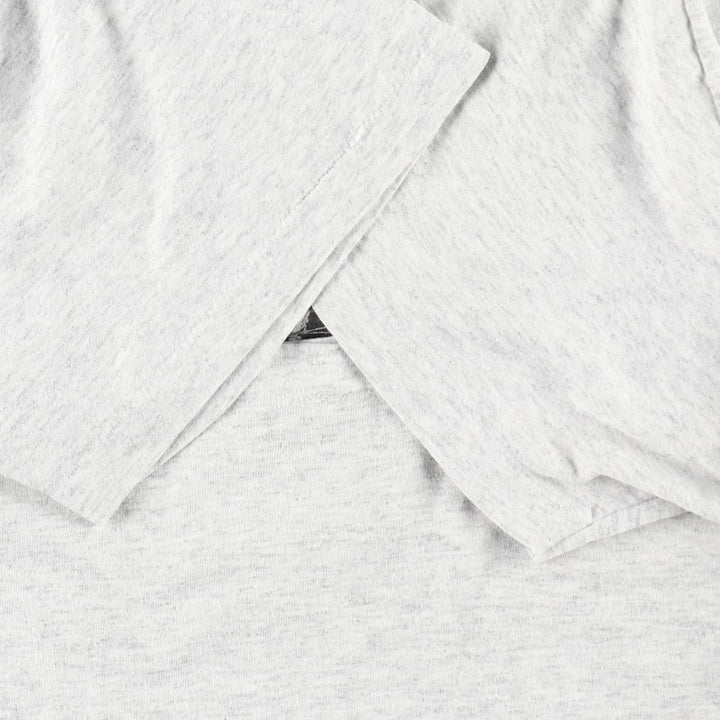 90'S Hanes HEAVYWEIGHT 50 cotton pale white type Vintage Second Hand