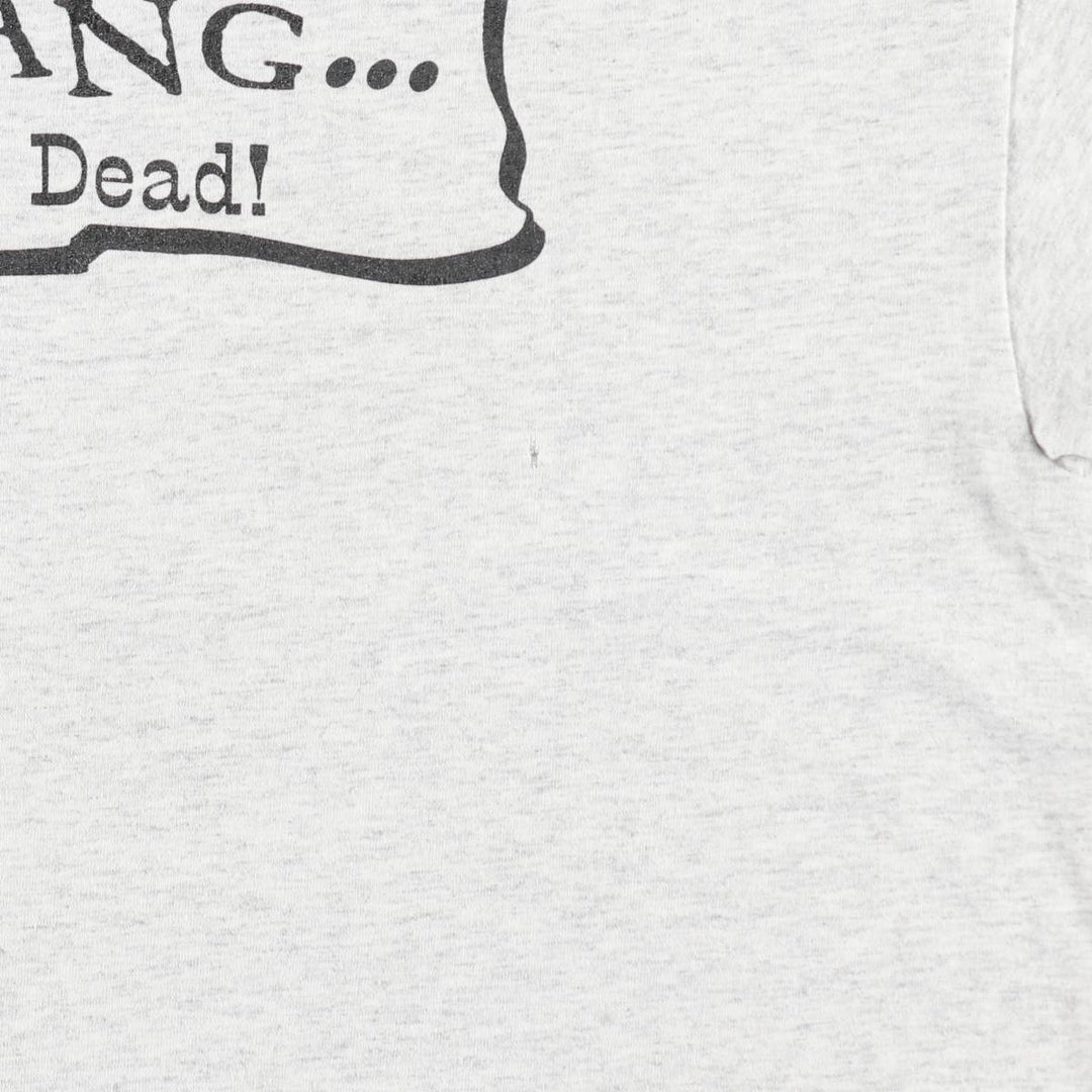 90'S Hanes HEAVYWEIGHT 50 cotton pale white type Vintage Second Hand
