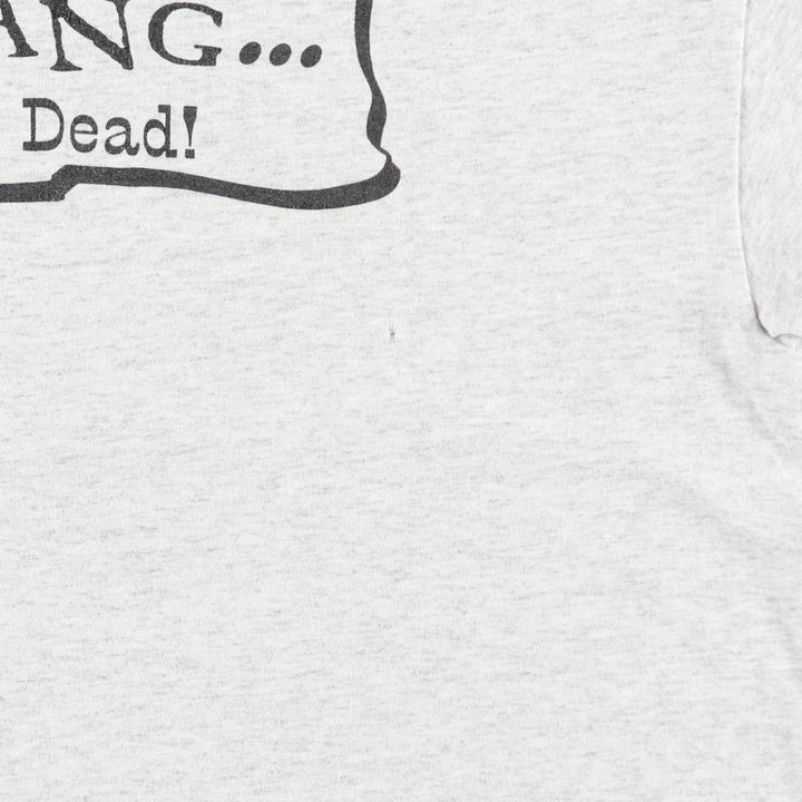 90'S Hanes HEAVYWEIGHT 50 cotton pale white type Vintage Second Hand