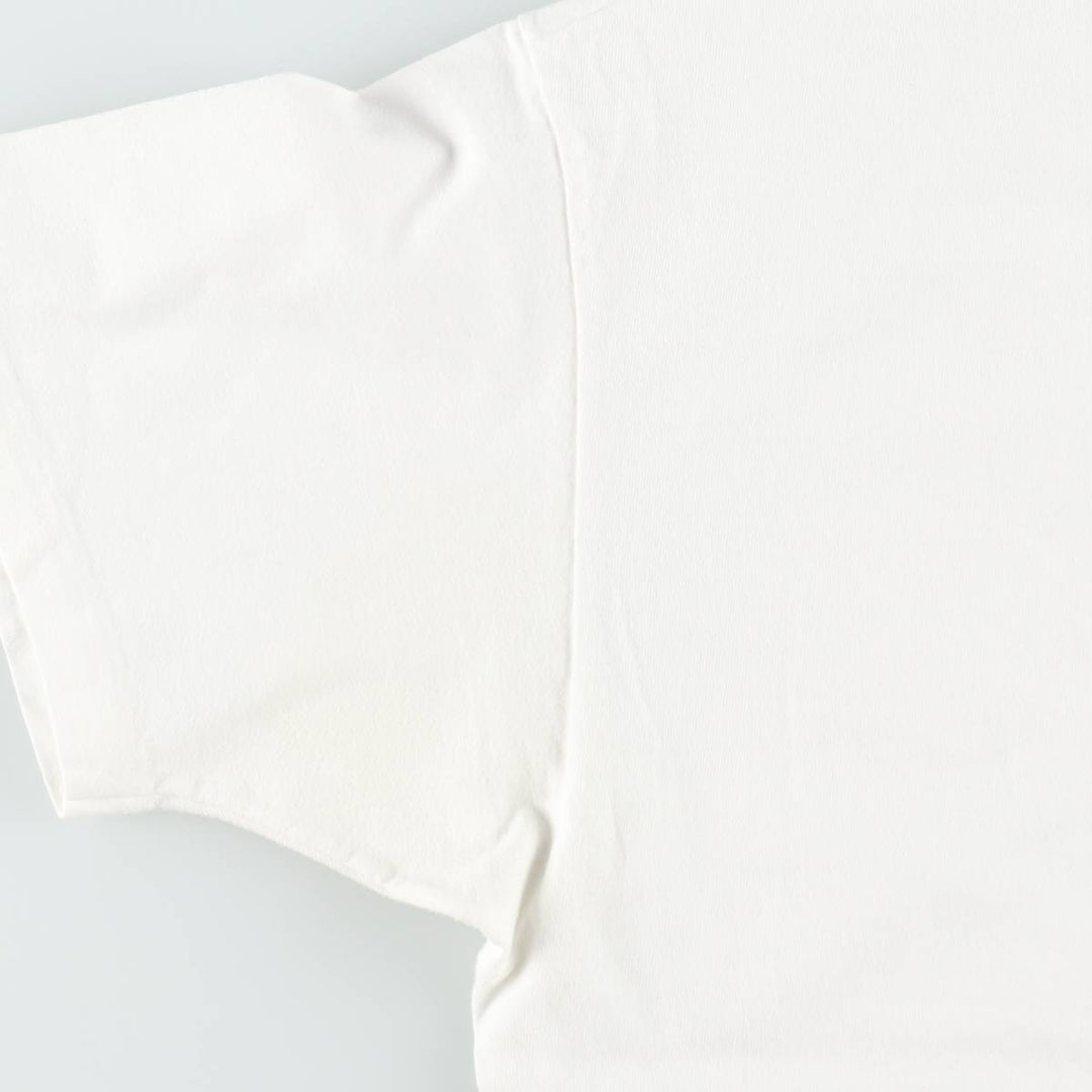 90'S Hanes BEEFY-T Court TV Advertising T-Shirt, XL (46-48), equivalent to men's XL, Vintage. cotton white type Vintage Second Hand