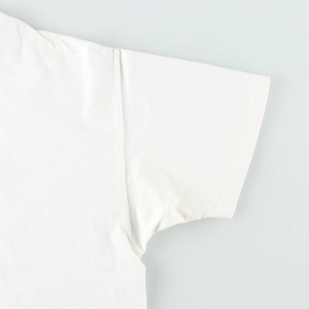 90'S Hanes BEEFY-T Court TV Advertising T-Shirt, XL (46-48), equivalent to men's XL, Vintage. cotton white type Vintage Second Hand