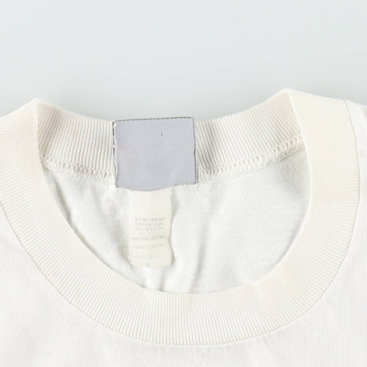 90'S VUARNET advertising T-shirt, made in USA, men's size L equivalent, vintage. cotton white type Vintage Second Hand