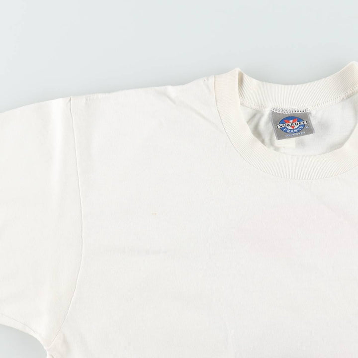 90'S VUARNET advertising T-shirt, made in USA, men's size L equivalent, vintage. cotton white type Vintage Second Hand