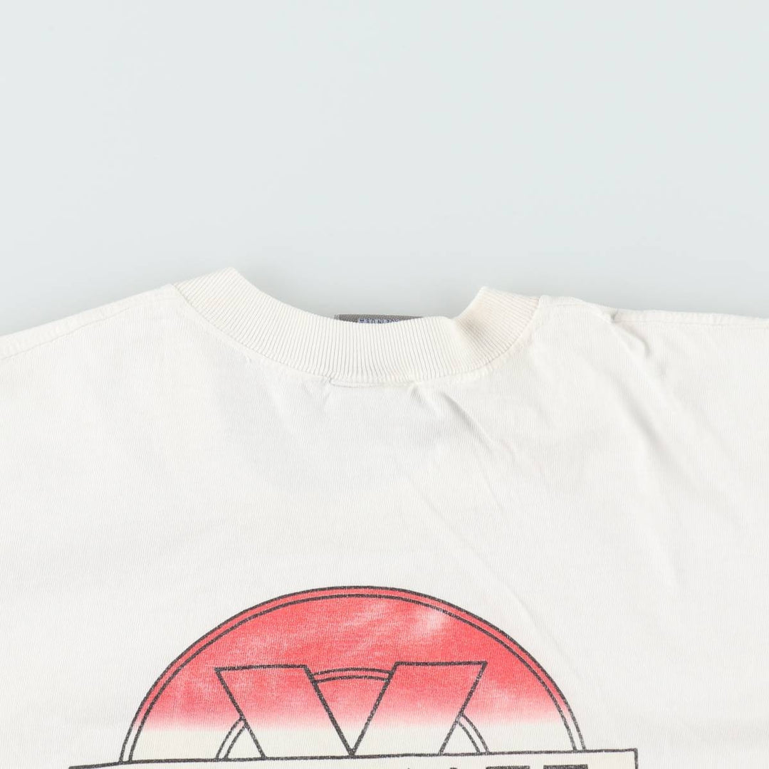 90'S VUARNET advertising T-shirt, made in USA, men's size L equivalent, vintage. cotton white type Vintage Second Hand
