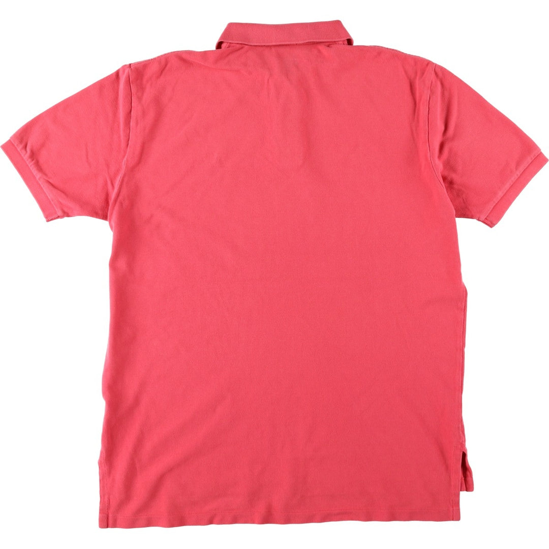 Ralph Lauren POLO by Ralph Lauren short sleeve polo shirt, men's size L cotton coral Vintage Second Hand