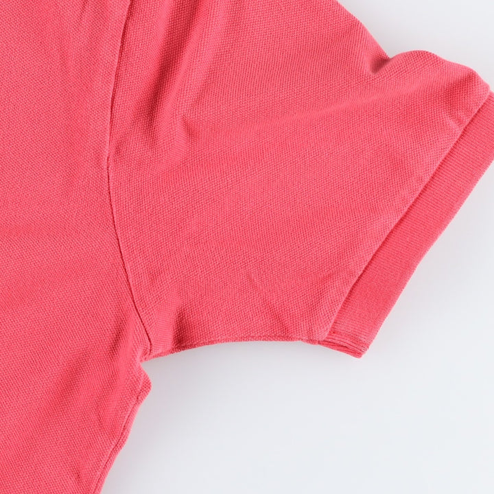 Ralph Lauren POLO by Ralph Lauren short sleeve polo shirt, men's size L cotton coral Vintage Second Hand