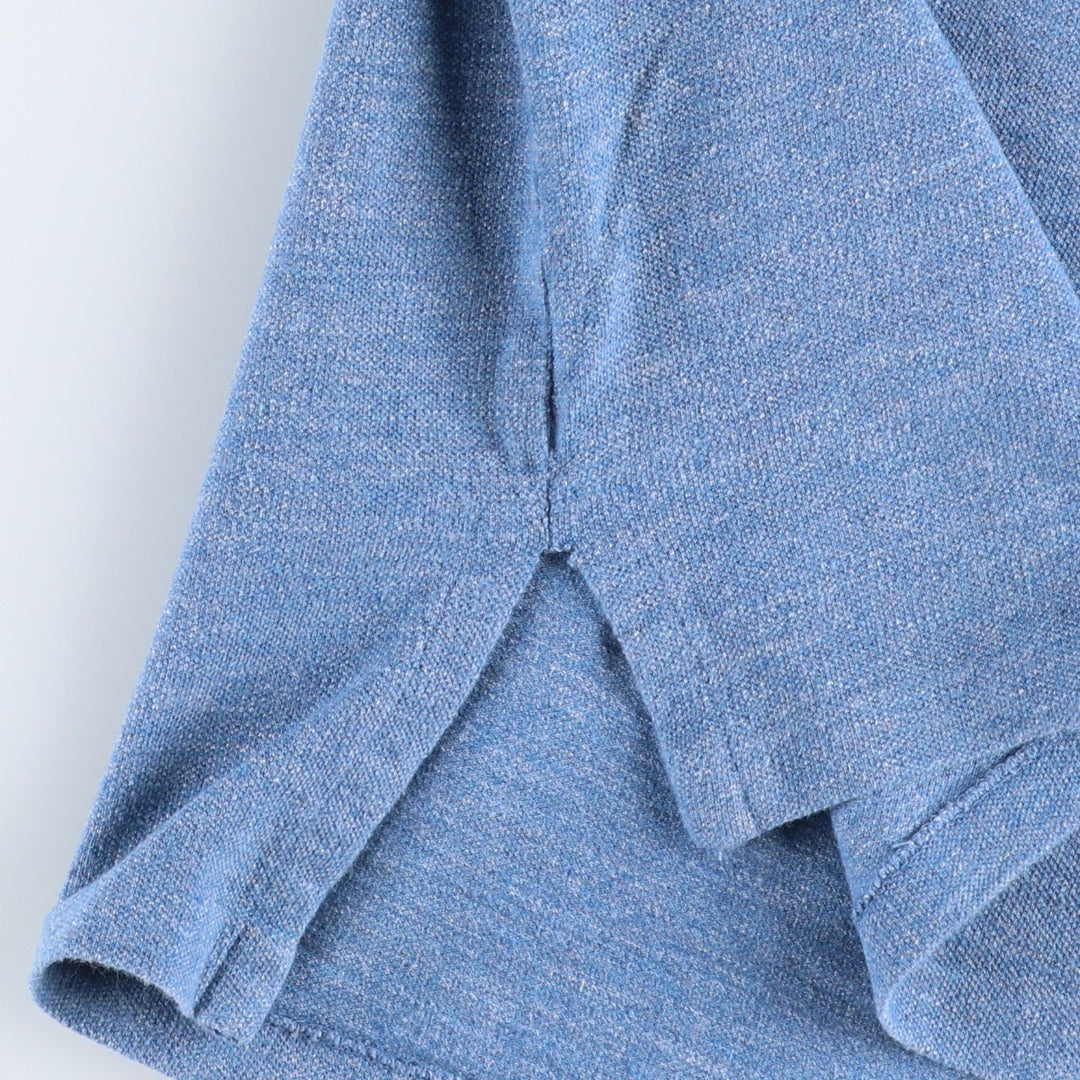 Ralph Lauren POLO by Ralph Lauren CUSTOM FIT short sleeve polo shirt, men's M size cotton Blue type light blue Vintage Second Hand