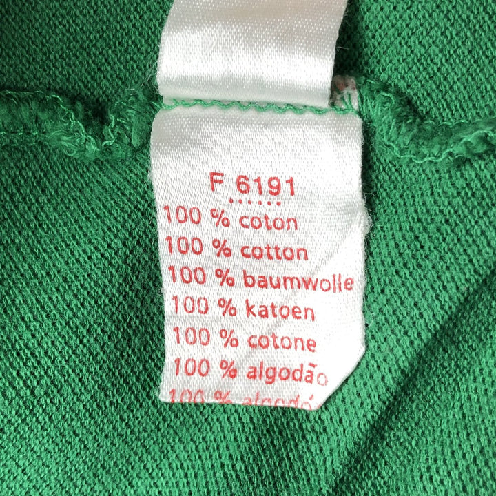 Lacoste LACOSTE Short-Sleeve Polo Shirt, Men's Size S (approx.) cotton green type Vintage Second Hand