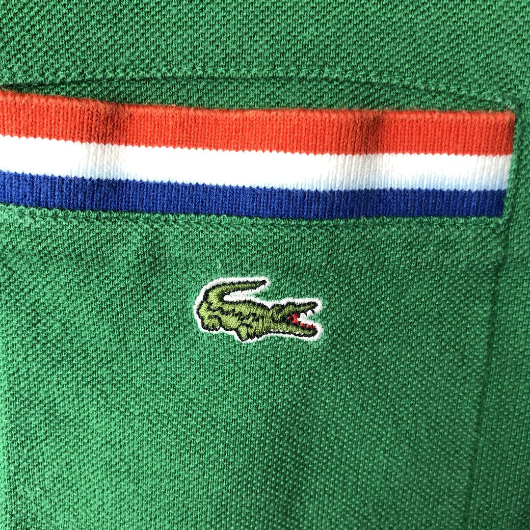 Lacoste LACOSTE Short-Sleeve Polo Shirt, Men's Size S (approx.) cotton green type Vintage Second Hand