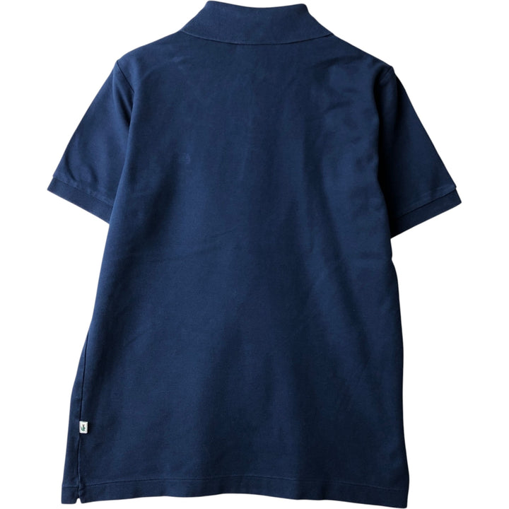 Lacoste Regular Fit Short-Sleeve Polo Shirt, Men's Size M (approx.) cotton navy blue type Vintage Second Hand