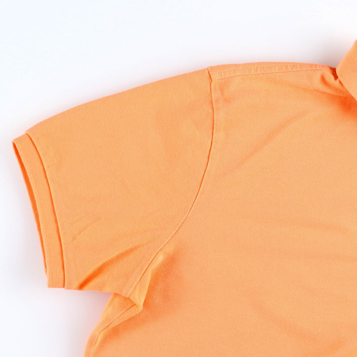 Ralph Lauren POLO by Ralph Lauren CUSTOM FIT short sleeve polo shirt, men's XL size cotton orange type Vintage Second Hand
