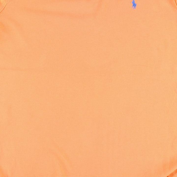 Ralph Lauren POLO by Ralph Lauren CUSTOM FIT short sleeve polo shirt, men's XL size cotton orange type Vintage Second Hand