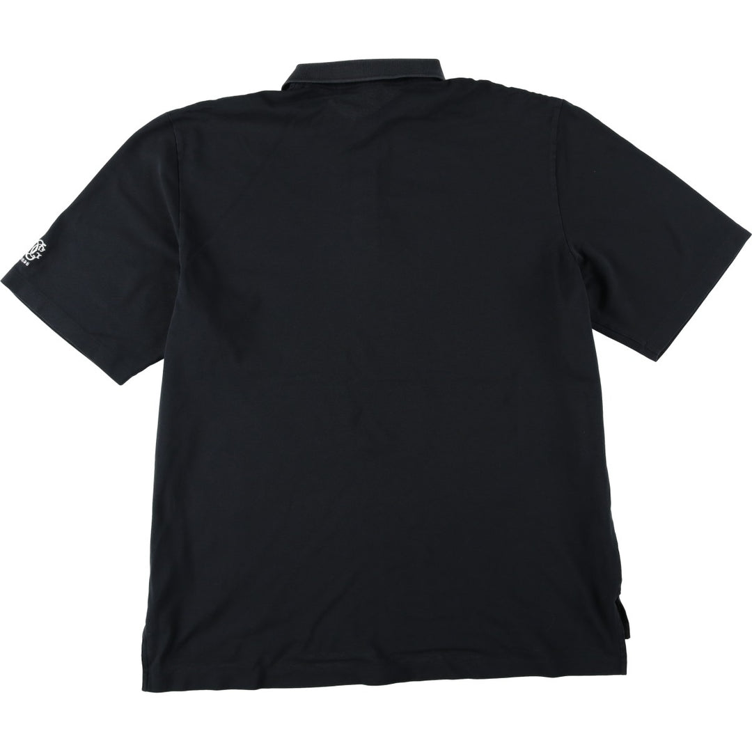 Ralph Lauren POLO GOLF Short Sleeve Polo Shirt Men's XL Pima Cotton black type Vintage Second Hand