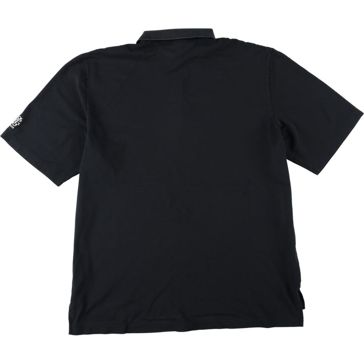 Ralph Lauren POLO GOLF Short Sleeve Polo Shirt Men's XL Pima Cotton black type Vintage Second Hand