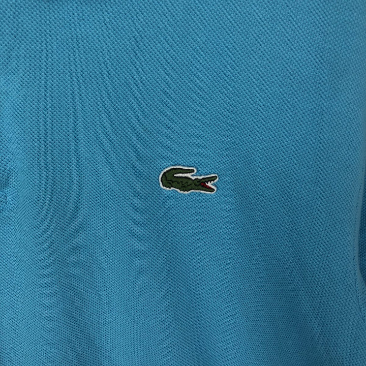 Lacoste LACOSTE LIVE French Collection Short-Sleeve Polo Shirt, Men's Size L (approx.) cotton Blue type light blue Vintage Second Hand