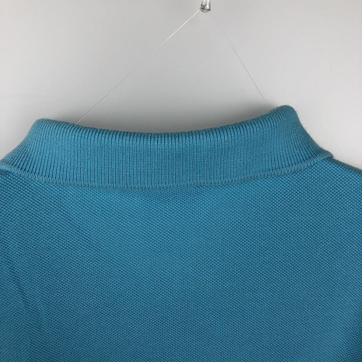 Lacoste LACOSTE LIVE French Collection Short-Sleeve Polo Shirt, Men's Size L (approx.) cotton Blue type light blue Vintage Second Hand