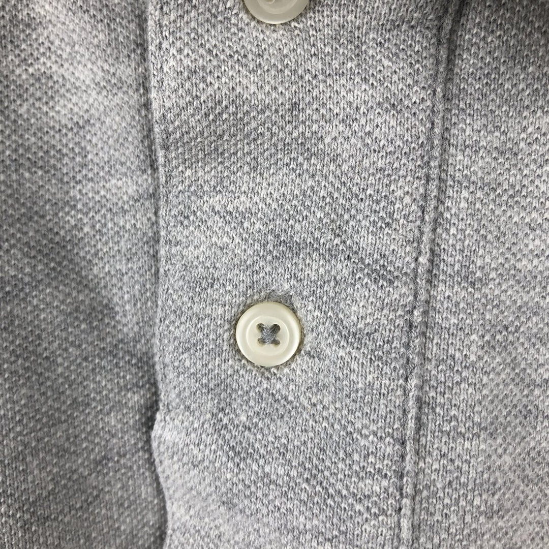 Ralph Lauren POLO JEANS COMPANY short sleeve polo shirt, men's size L cotton gray type Vintage Second Hand