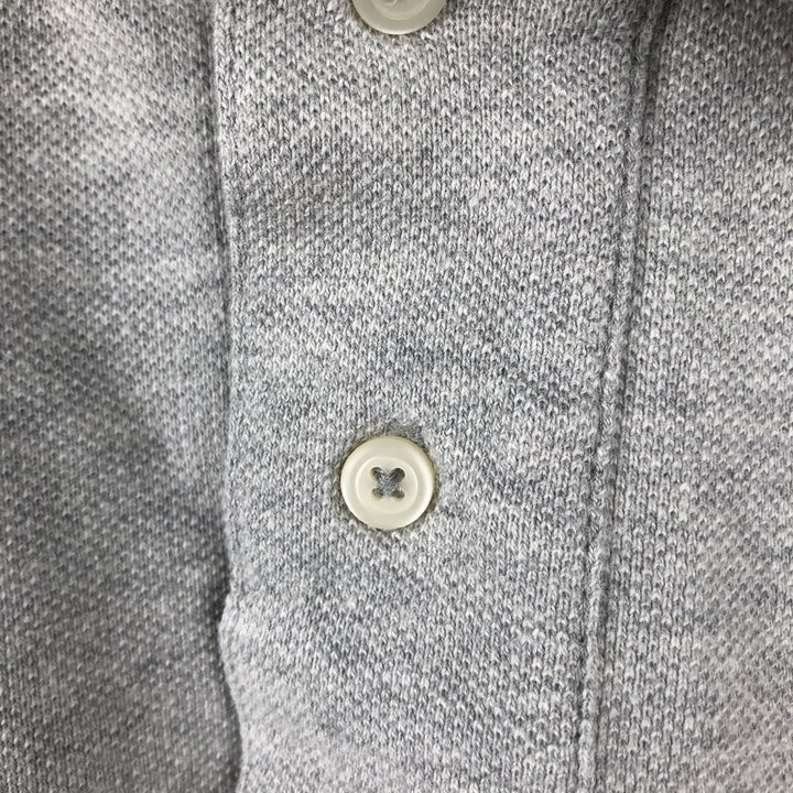 Ralph Lauren POLO JEANS COMPANY short sleeve polo shirt, men's size L cotton gray type Vintage Second Hand