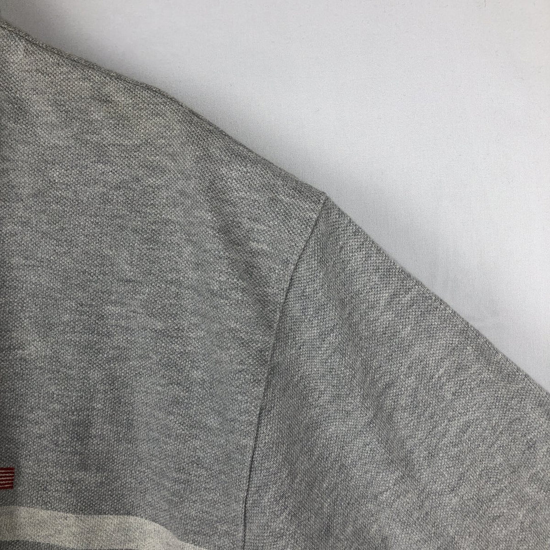 Ralph Lauren POLO JEANS COMPANY short sleeve polo shirt, men's size L cotton gray type Vintage Second Hand